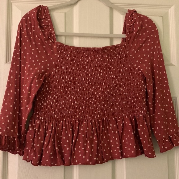 Red Polka Dot Top - Picture 2 of 3